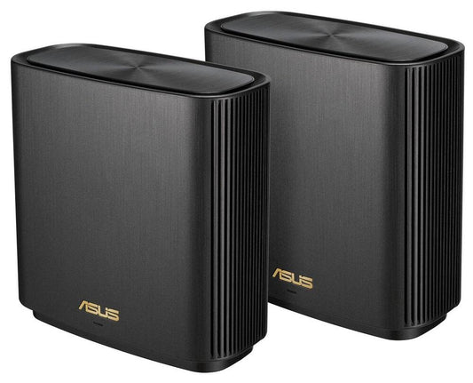 Sistema WiFi ASUS ZenWiFi XT8 V2(2pk Black:Router+Node),AX6600 Tri Band WiFi6, 2.4/5/5Ghz,AiMesh