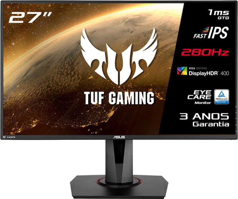 Monitor Asus | VG279QM | 27" FHD IPS 1920x1080, 280Hz, 1ms, DP, HDMI