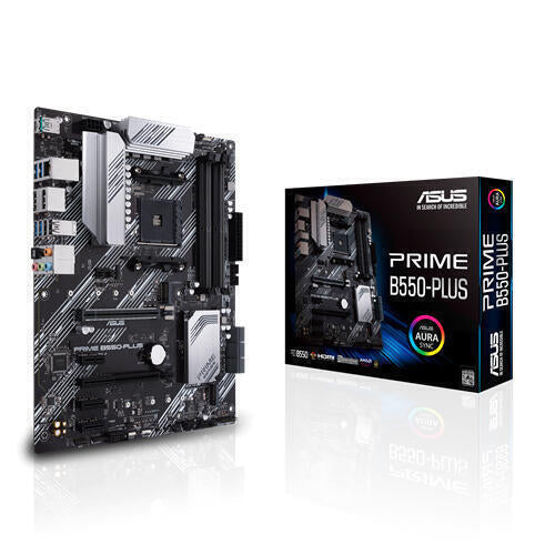 Placa Mãe | ASUS | PRIME B550-PLUS | ATX | 4x SATA | RGB