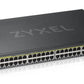 Zyxel GS1920-48HPV2 Gestionado Gigabit Ethernet (10/100/1000) EnergÃ­a sobre Ethernet (PoE) Negro - 1347607