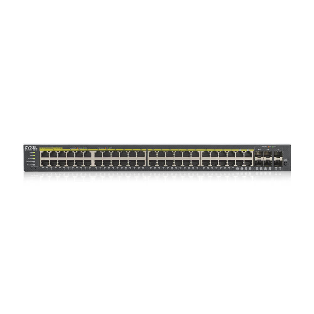 Zyxel GS1920-48HPV2 Gestionado Gigabit Ethernet (10/100/1000) EnergÃ­a sobre Ethernet (PoE) Negro - 1347607