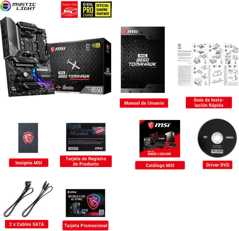 Motherboard MSI MAG B550 TOMAHAWK