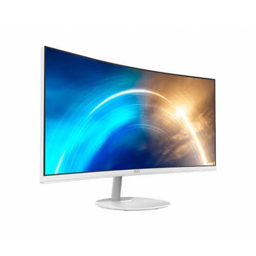 Monitor MSI PRO MP341CQW Curve VA 34" UWQHD 100Hz 1ms(MPRT) FreeSync 300nits, White