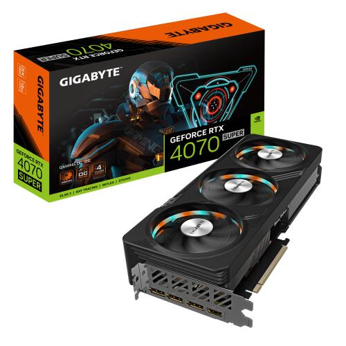 Placa Gráfica | Gigabyte | GeForce RTX 4070 SUPER Gaming OC | 12GB