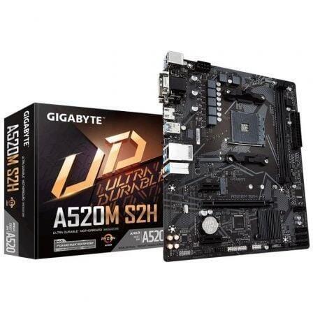 Placa Base | Gigabyte | A520M S2H | AM4 | MATX | 2xDDR4