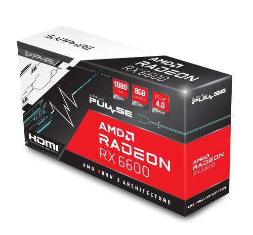 GrÃ¡fica Sapphire Radeon RX 6600 Pulse 8GB GDDR6