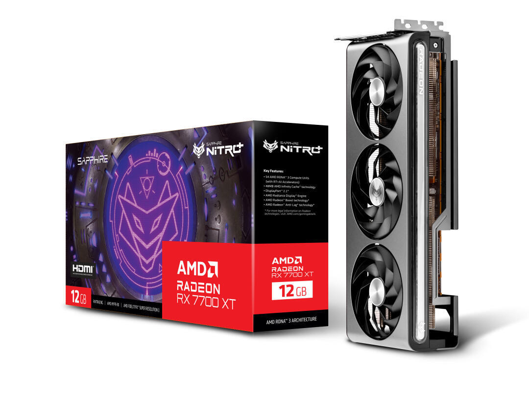 NITRO+AMD RADEON RX 7700XT GAM CTLR