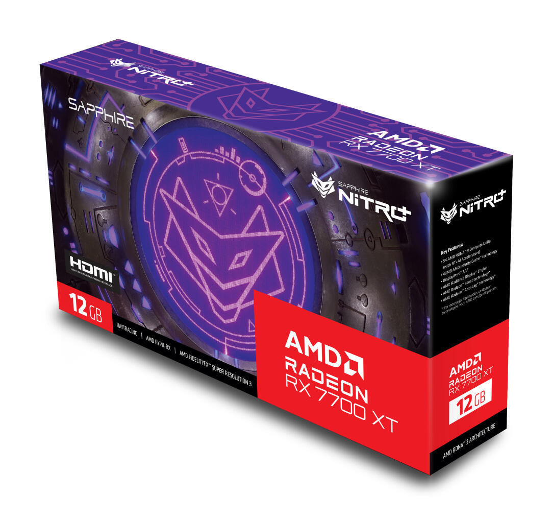 NITRO+AMD RADEON RX 7700XT GAM CTLR