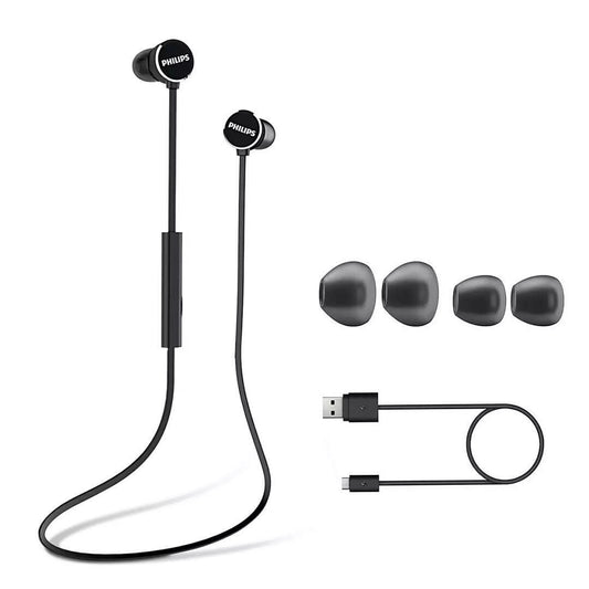 PHILIPS EARPHONES WIRELESS UPBEAT TAUN102BK BLACK #BLACK FRIDAY -50%#