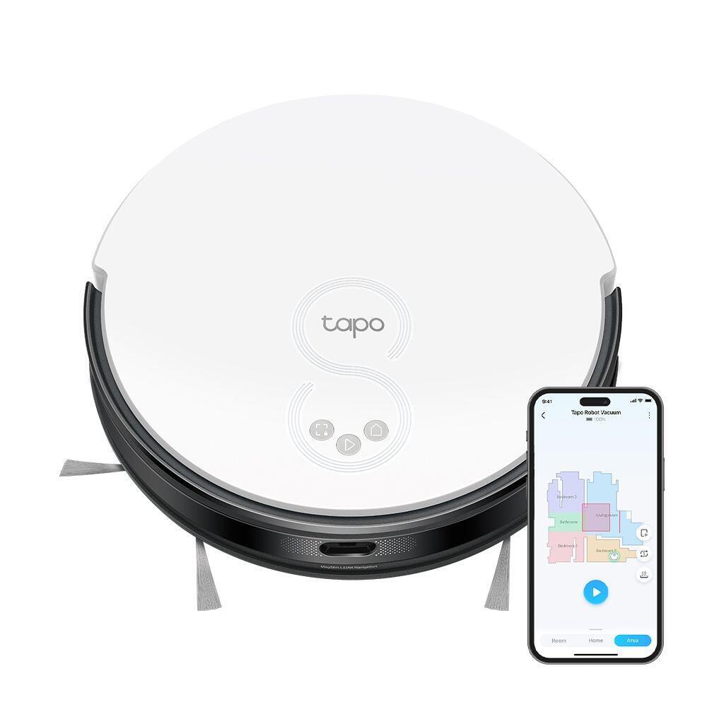 Robot de Limpeza | TP-Link | Vacuum & Mop | 2 em 1 | Branco | Smart