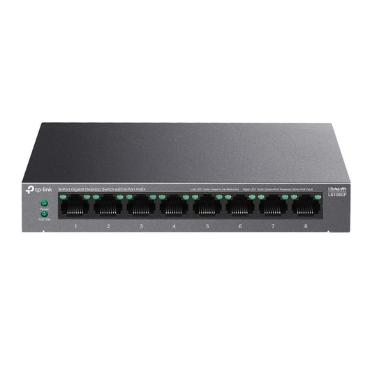 Switch de Rede | TP-Link | TL-SG1008P | 8-Port Gigabit | PoE+