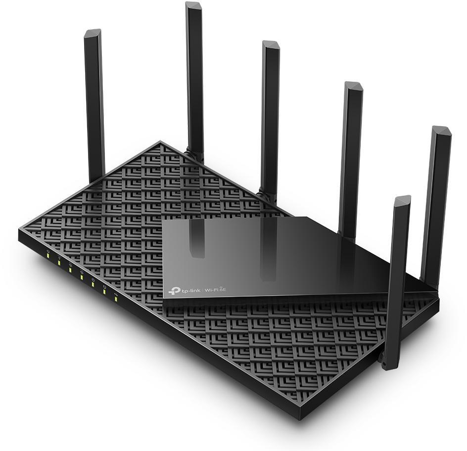 Router TP-LINK Archer AX5400 | Tri-Band | Wi-Fi 6E | Preto