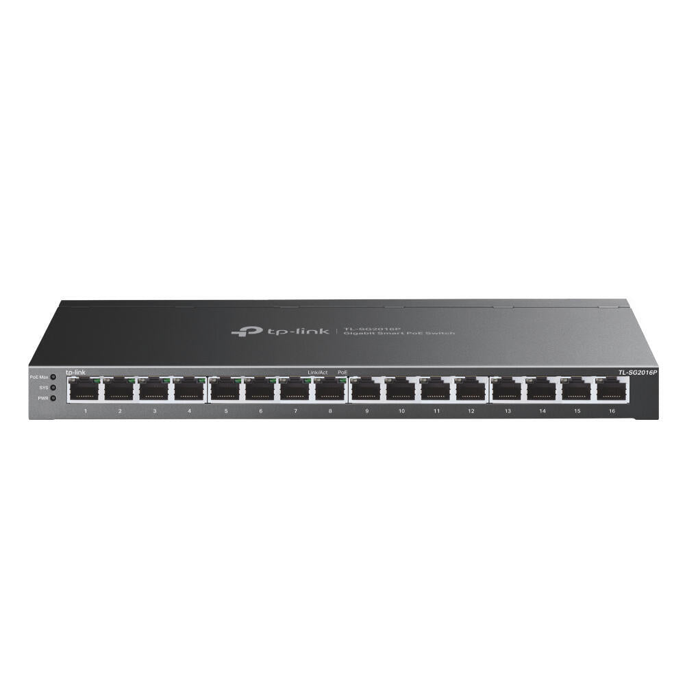 TP-LINK JETSTREAM 16-PORT GIGABIT SMART SWITCH WITH 8-PORT POE+