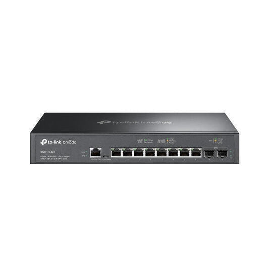 TP-LINK SWITCH OMADA 8-PORT 2.5GBASE-T L2+ MANAGED WITH 2 10GE SFP+ SLOTS