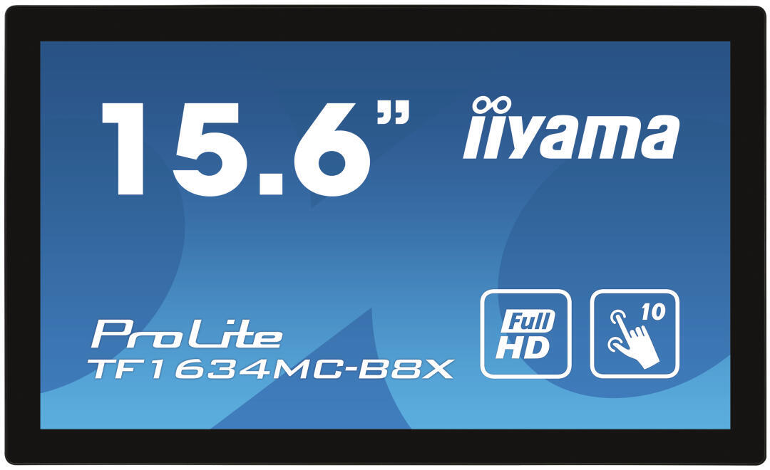 Monitor | Iiyama Pro | 15,6" | Capacitivo | 10 Pontos | IP65