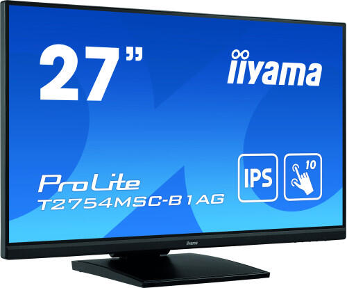 iiyama ProLite T2754MSC-B1AG monitor pantalla tÃ¡ctil 68,6 cm (27") 1920 x 1080 Pixeles Multi-touch Multi-usuario Negro - 1351422