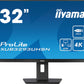 Monitor LED | iiyama | ProLite XUB3293UHSN-B5 | 32" | 4K | IPS | Preto