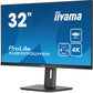 Monitor LED | iiyama | ProLite XUB3293UHSN-B5 | 32" | 4K | IPS | Preto