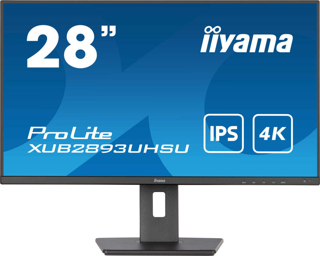 Monitor Iiyama 28" | XUB2893UHSU-B5 | IPS, 60Hz, 3ms, HDMI, DP, USB