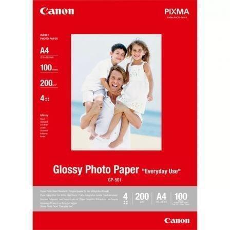 Papel Glossy Photo "Everyday Use" A4, Cx. 100 Folhas, 200 grs