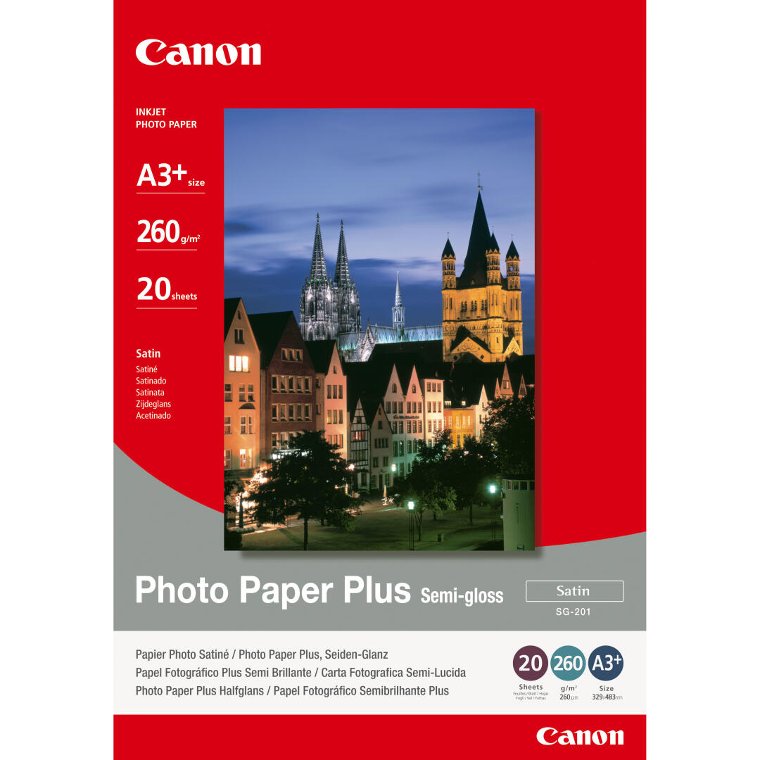 Papel Fotográfico Semi-Brilhante | SG | SG-201 | A3+ | 20 Folhas