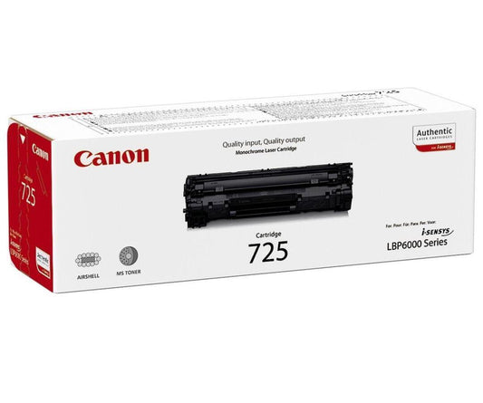 Toner Canon | 725 | Preto | i-SENSYS LBP6000/6300 Series | MF3010