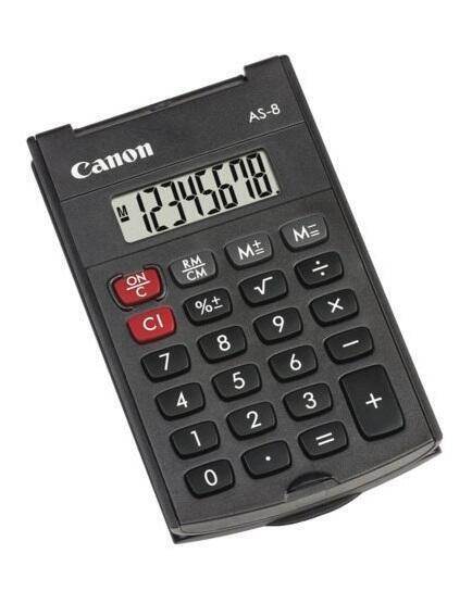 Calculadora | Canon | AS-8 HB EMEA | 8 Dígitos | Preto