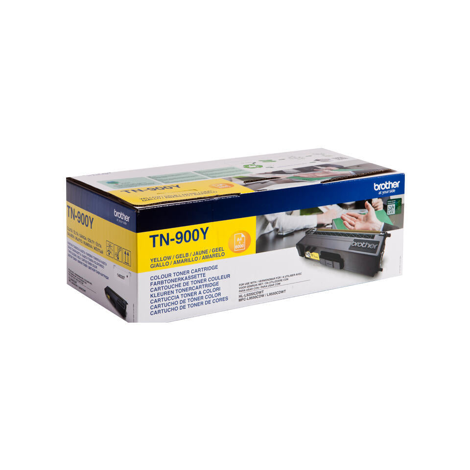 Toner | Brother | TN-900Y | Amarelo | Compatível com HLL9200/MFCL9550