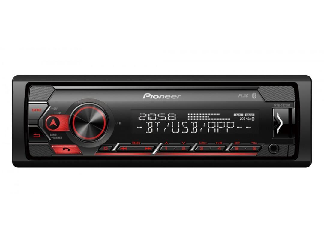 PIONEER AUTO RADIO RDS BLUETOOTH USB ILUM VERMELHA - MVHS320BT