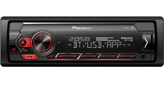 PIONEER AUTO RADIO RDS BLUETOOTH USB AUX ILUM VERMELHA - MVHS420BT