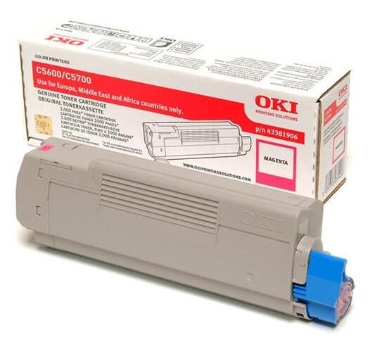 Toner OKI | C5600/C5700 | Magenta | 2K Páginas