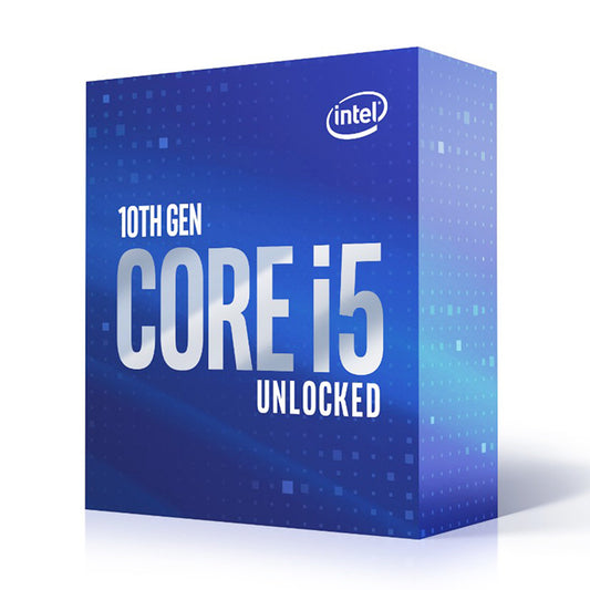 Intel Core i5 10600K - 4.1 GHz - 6 núcleos - 12 threads - 12 MB cache - LGA1200 Socket - Box (sem refrigerador)