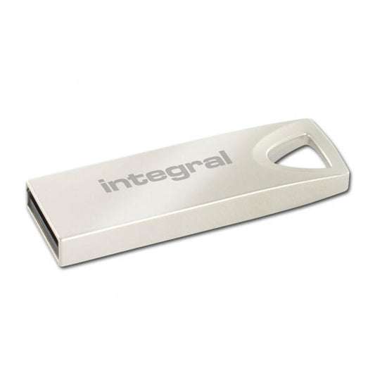 INTEGRAL PEN 64GB USB2.0 DRIVE ARC METAL USB TYPE-A 2.0 PRATEADO