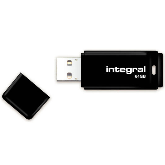 INTEGRAL PEN 64GB USB TYPE-A 2.0 PRETO