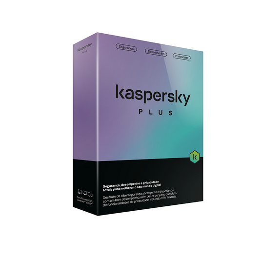 Software Kaspersky Plus 3 User 1 Ano BOX