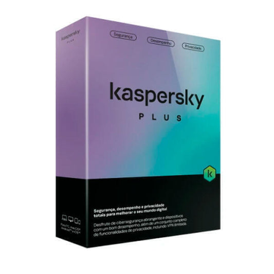 Software de Segurança | Kaspersky | Plus | Até 10 Dispositivos | CD PT