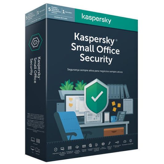 Software de Segurança | Kaspersky | Small Office Security | 5 Users