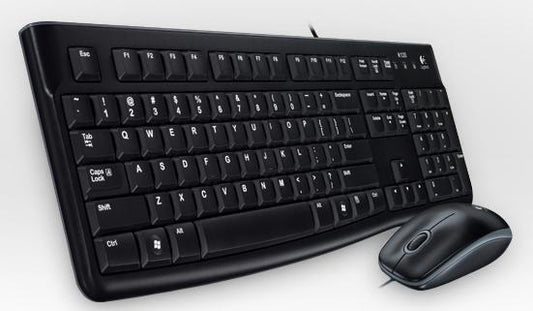 Teclado e Rato USB | Logitech | MK120 | Português | Preto