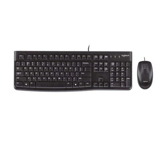 Teclado e Rato USB | Logitech | MK120 | Inglês | Preto