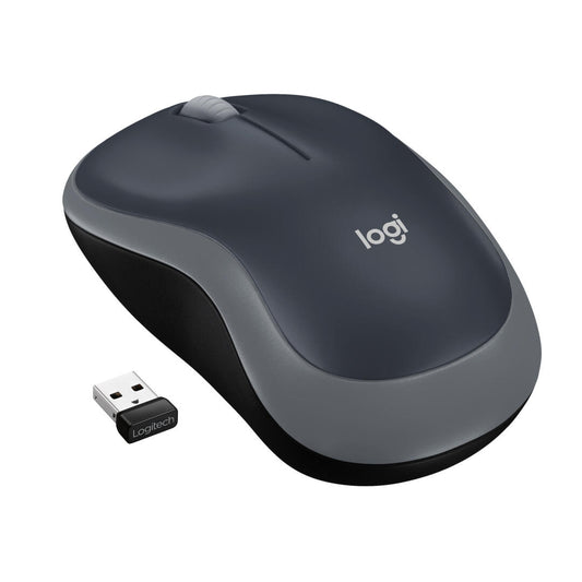 Mouse Wireless | Logitech | M185 | Preto/Cinza | Sem Fios