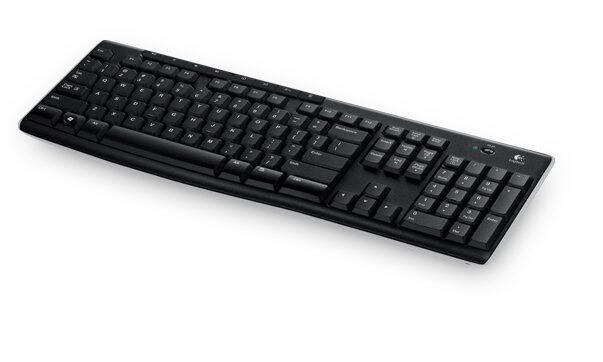 Logitech Wireless Keyboard K270 - Teclado - sem fios - 2.4 GHz - Alemão