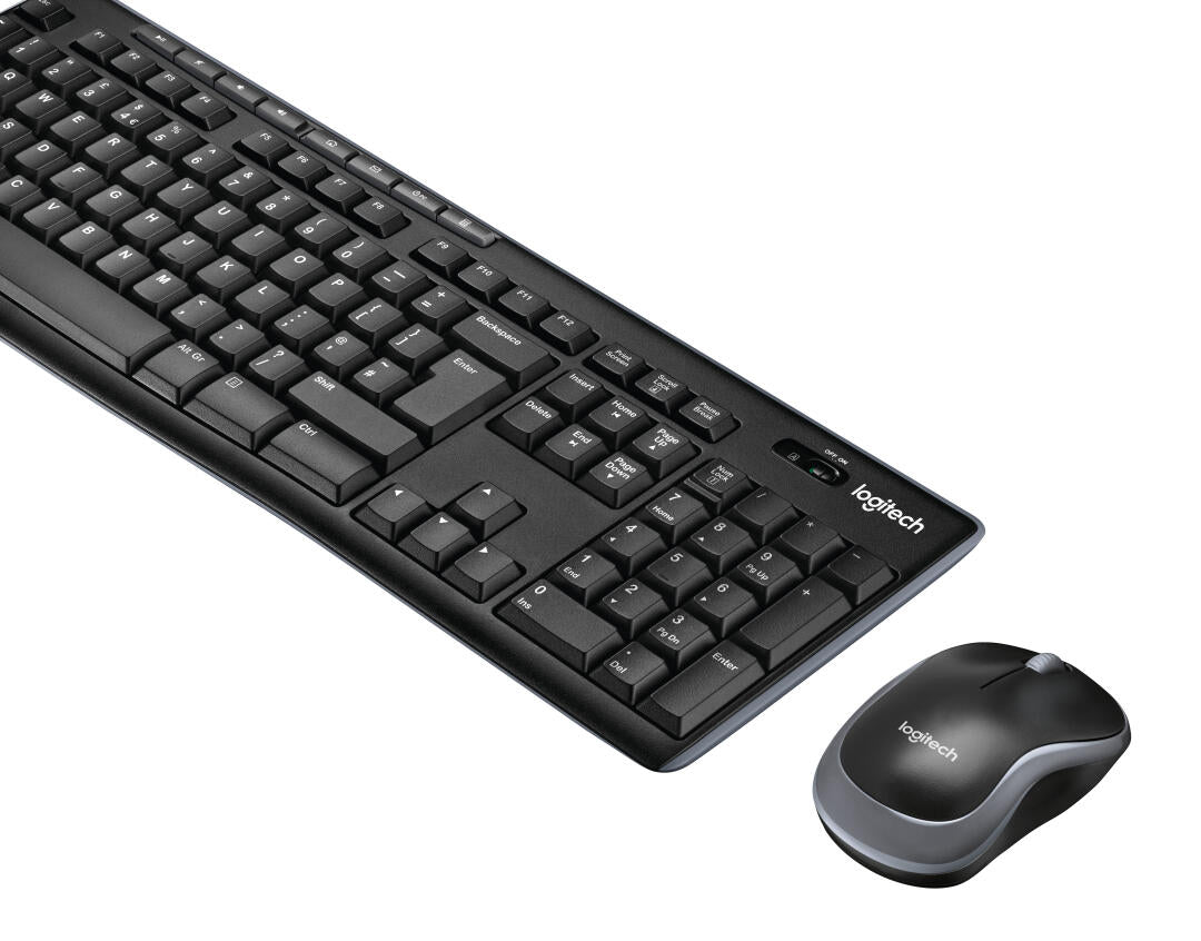 Logitech MK270 Wireless Combo - Conjunto de teclado e rato - sem fios - 2.4 GHz - Francês