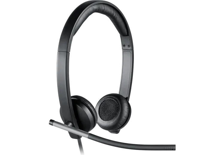 AURICULARES | Logitech | H650e | Preto | Microfone com Fio