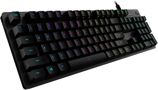 Logitech Gaming G512 - Teclado - luz traseira - USB - Português - interruptor: GX Brown Tactile - carvão