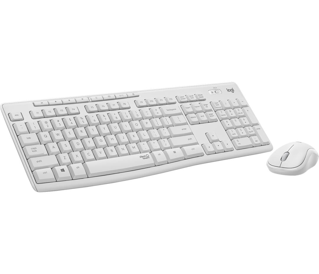 Teclado e Rato Sem Fios | Logitech | MK295 Silent | 2.4 GHz | Branco