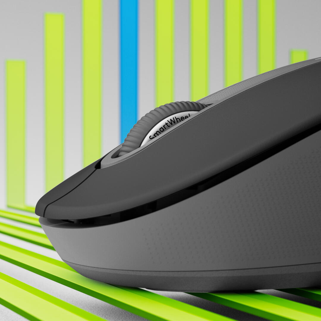 LOGITECH RATON M650 IZQUIERDO TALLA L WIRELESS - GRAFITO