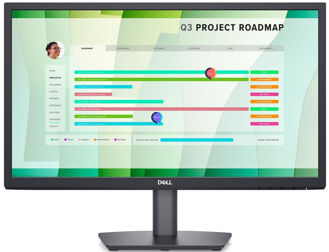 Dell Technologies DELL 22 MONITOR - E2223HN - 54 48 - DELL-E2223HN