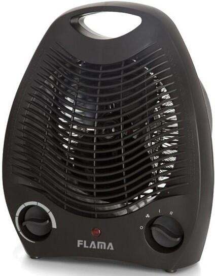 FLAMA TERMOVENTILADOR 2000W 2 NIVEIS AQUECIMENTO PRETO