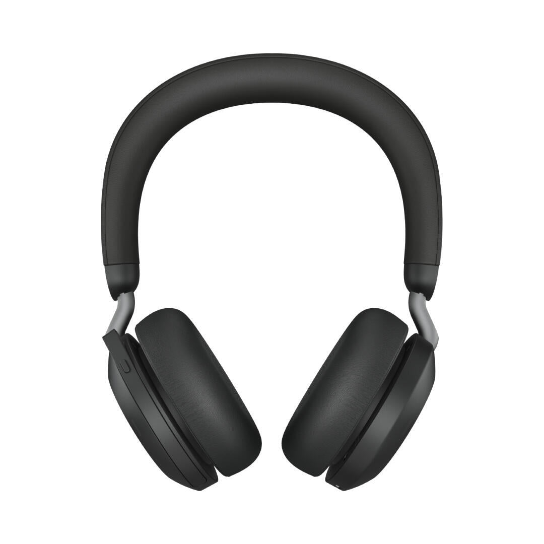 Jabra Evolve2 75 - Auscultadores - no ouvido - bluetooth - sem fios - cancelamento de ruído activo - USB-A - isolamento de ruído - preto - Otimizado pata UC