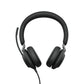 Jabra Evolve2 40 SE MS Stereo - Auscultadores - no ouvido - com cabo - USB-C - isolamento de ruído - Certificado para Microsoft Teams